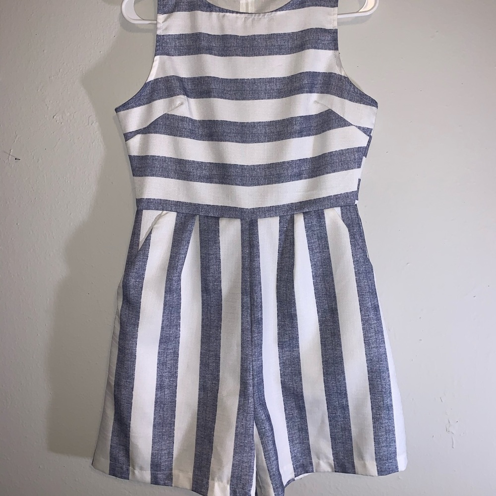 Stripped romper